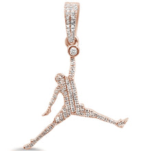 Load image into Gallery viewer, 10KT Basketball Dunk Diamond Pendant 0.17ctw G