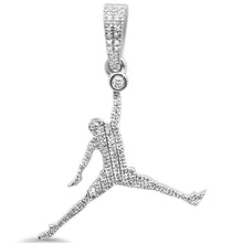 Load image into Gallery viewer, 10KT Basketball Dunk Diamond Pendant 0.17ctw G