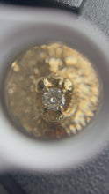 Load and play video in Gallery viewer, 14KT Solid Lion Head Pedant 0.25ctw, #1