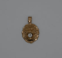 Load image into Gallery viewer, 14KT Solid Lion Head Pedant 0.25ctw, #1