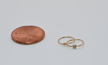 Load image into Gallery viewer, 14KT CZ Nose Piercing Style #2
