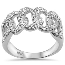 Load image into Gallery viewer, 10KT Micro Pave Cuban Ring 0.56ctw, #1
