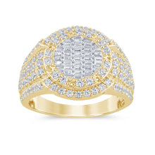 Cargar imagen en el visor de la galería, 14KT Men&#39;s Diamond Ring Pave Setting (Wedding Band) 1.72ctw, #1
