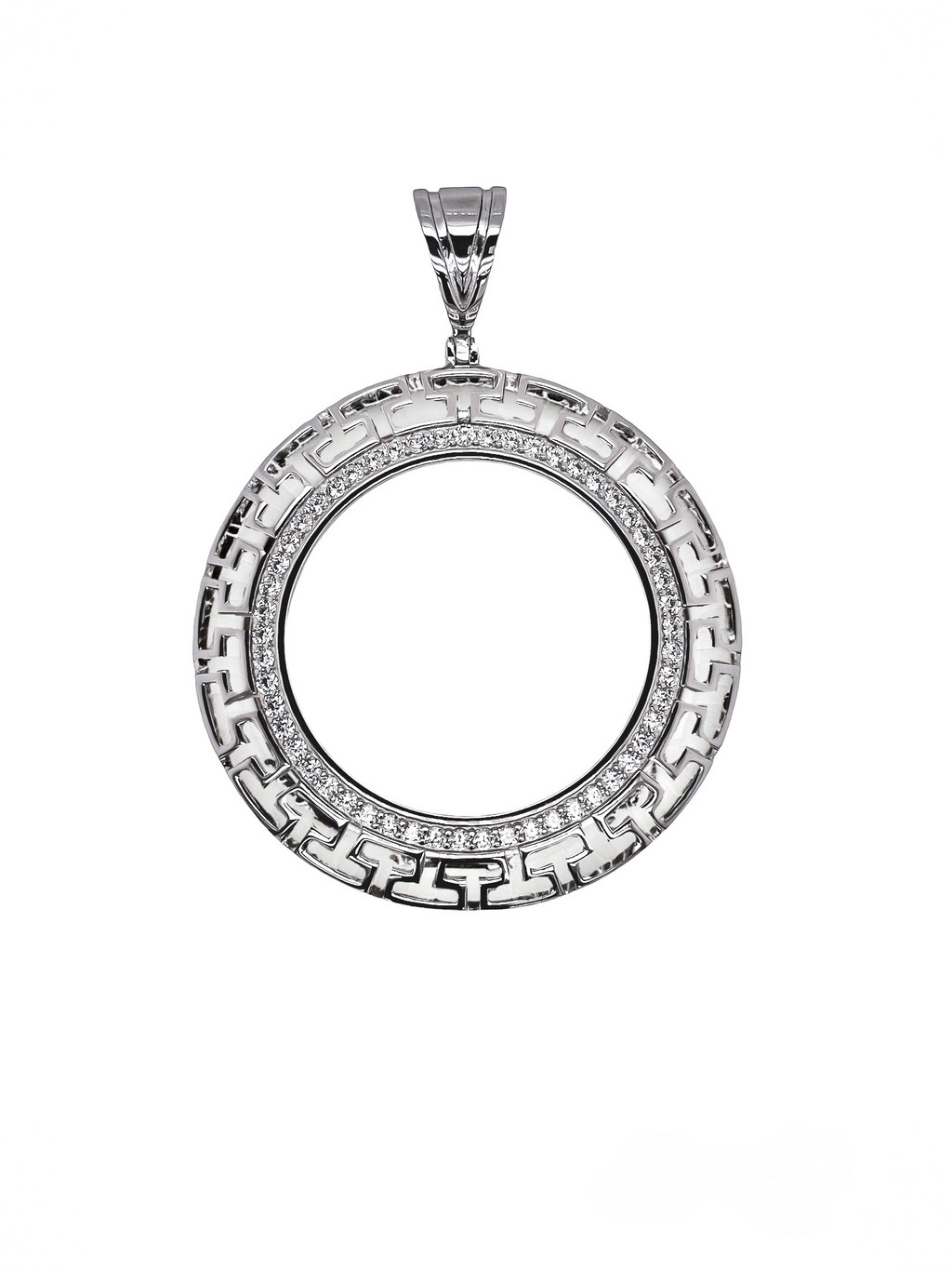 925 Centenario Bezel Aztec Style w/ CZ