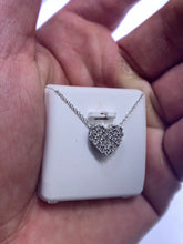 Load image into Gallery viewer, 10KT Diamond Heart Pendant #1 w/ Rolo Chain 0.15ctw - 0.26ctw
