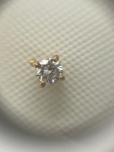 Load image into Gallery viewer, 14KT Diamond Studs #2 0.14ctw SI1-SI2
