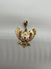Load image into Gallery viewer, 14KT Solid Three-Toned Eagle/Hawk Pendant #1
