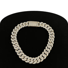 Load image into Gallery viewer, 14KT Baguette &amp; Round Diamond 7mm VS Cuban Bracelet 8&quot;
