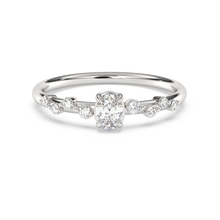 Load image into Gallery viewer, 14KT Oval Diamond Engagement Ring #1 0.29ctw
