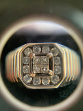 Cargar imagen en el visor de la galería, 14KT White Gold VVS2-VS1 F/G Men&#39;s Ring 1.25CTW
