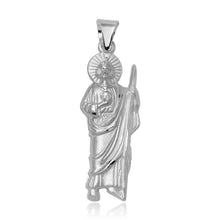 Load image into Gallery viewer, 925 High Polish St. Jude Charm Pendant #1
