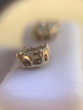 Load image into Gallery viewer, 14KT Halo Flower Push Back Earrings 0.33ctw - 0.35ctw, #1
