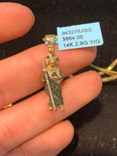 Load image into Gallery viewer, 14KT Small Saint (San) Judas Diamond Pendant 0.36CTW
