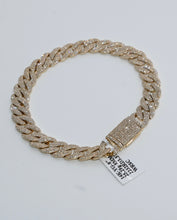 Cargar imagen en el visor de la galería, 14KT Miami Diamond Cuban Bracelet 3.37CTW SI1/VS2 9mm, 8&quot;
