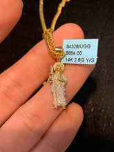 Load image into Gallery viewer, 14KT Small Saint (San) Judas Diamond Pendant 0.36CTW
