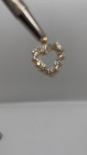 Load and play video in Gallery viewer, 14KT Natural Diamond Heart 0.84ctw #1
