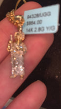 Load and play video in Gallery viewer, 14KT Small Saint (San) Judas Diamond Pendant 0.36CTW
