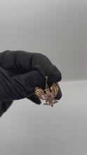 Load and play video in Gallery viewer, 14KT Solid Three-Toned Eagle/Hawk Pendant #1
