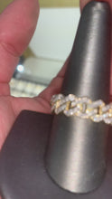 Cargar y reproducir el video en el visor de la galería, 10KT Square Diamond Cuban Ring #3 0.50ctw, SI1
