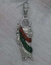 Cargar imagen en el visor de la galería, 925 St. Jude Pendant w/ Color Cz #2,
