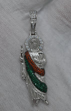 Cargar imagen en el visor de la galería, 925 St. Jude Pendant w/ Color Cz #2,
