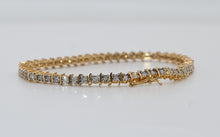 Load image into Gallery viewer, 10KT Tennis Bracelet Natural Diamonds
