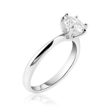 Load image into Gallery viewer, 925 Silver Rhodium 1 Carat Moissanite Ring, #1
