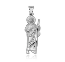 Load image into Gallery viewer, 925 High Polish St. Jude Charm Pendant #1
